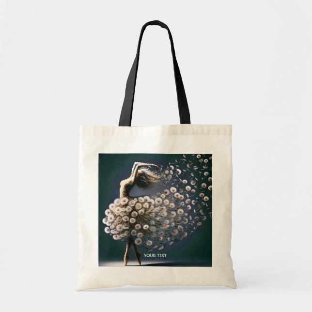 Bolso De Tela Fantasía Cute Dancer Flores Voladoras (Frente)