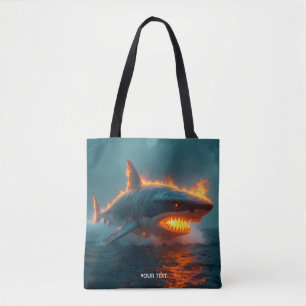 Bolso De Tela Fantasía Cute Fire Sharm Sea