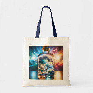 Bolso De Tela Fantasía Cute Storm En Botella