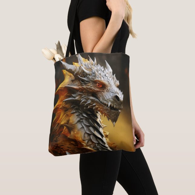 Bolso De Tela Fantasia de bestia dragón (Detalle)