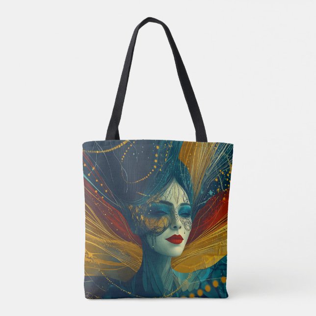 Bolso De Tela Fantasía de Guay moderna y única (Reverso)