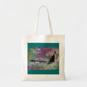 Bolso De Tela Fantasía de la nube del Orcinus de la ballena de