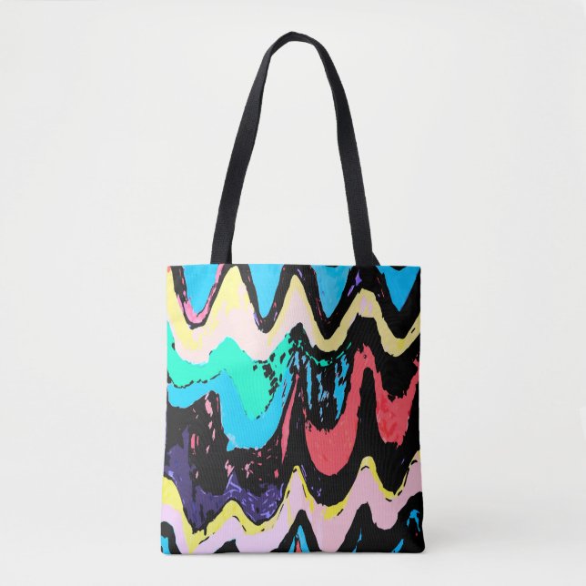 Bolso De Tela Fantasía en el mar (Anverso)