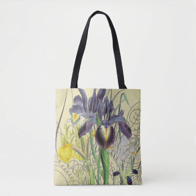 Bolso De Tela Fantasía floral Iris 2.0 (Anverso)