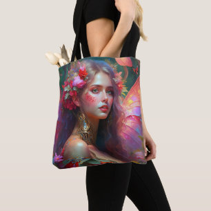 Bolso De Tela Fantasía Flower Garden