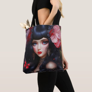 Bolso De Tela Fantasía linda flor princesa