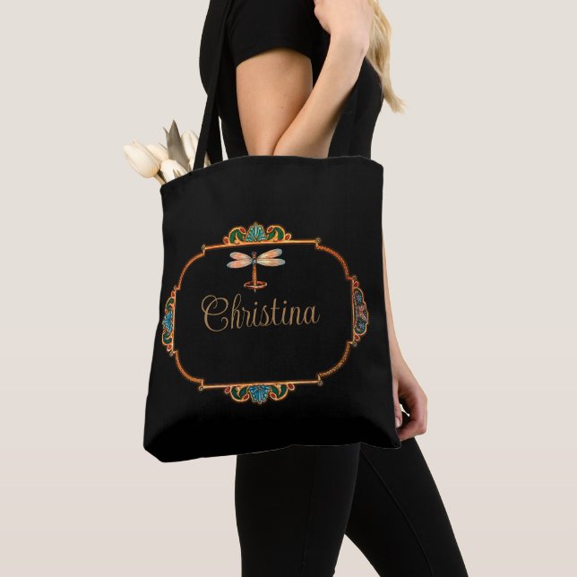 Bolso De Tela Fantasía mágica de cuento de hadas personalizada (Detalle)