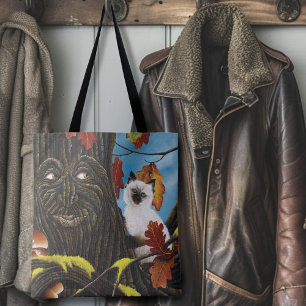 Bolso De Tela Fantasía otoñal de Tree Ent Cat