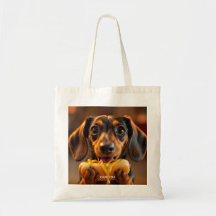 Bolso De Tela Fantasía Perro lindo Perro caliente