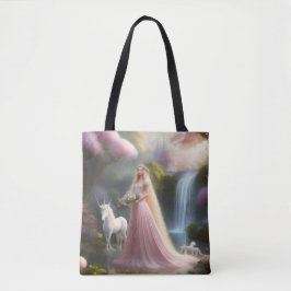 Bolso De Tela Fantasía Princesa Tote Bag