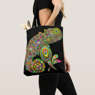 Bolso De Tela Fantasía psicodélica de Chameleon