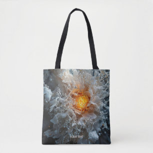Bolso De Tela Fantasía suave resumen amarillo blanco