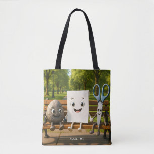 Bolso De Tela Fantasía tijeras de papel de rock cutáneo