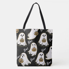 Bolso De Tela Fantasma Chic de Halloween 