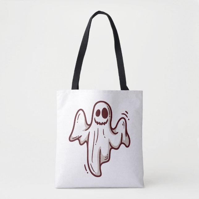 Bolso De Tela Fantasma de Halloween (Anverso)