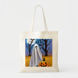 Bolso De Tela Fantasma de Halloween