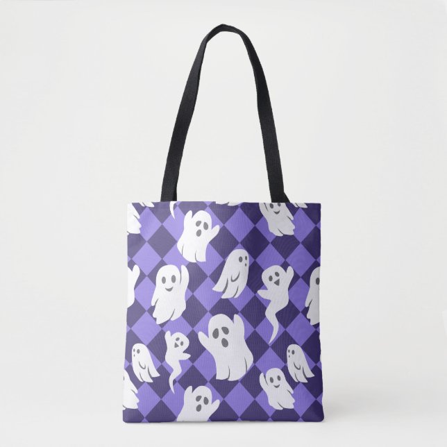 Bolso De Tela Fantasma de Halloween (Anverso)