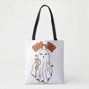 Bolso De Tela Fantasma De Halloween Con Tumbler De 40 oz