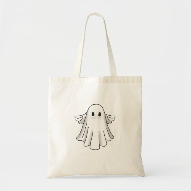 Bolso De Tela Fantasma de Halloween increíblemente lindo (Frente)