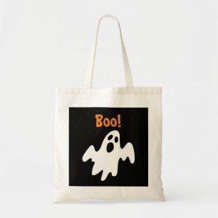 Bolso De Tela Fantasma divertida de feriado de Halloween dice bo