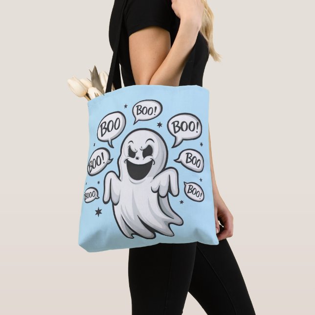 Bolso De Tela Fantasma divertido Boo (Detalle)