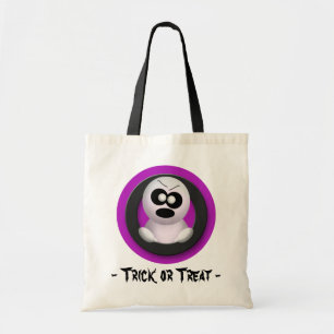 Bolso De Tela Fantasma furioso - Trick morado o truco para trata