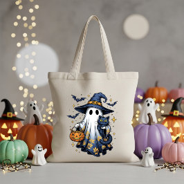 Bolso De Tela Fantasma Halloween Candy Tote Bag Halloween
