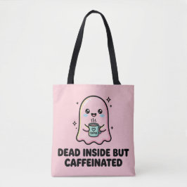 Bolso De Tela Fantasma Kawaii Divertido Muerto por Dentro Pero C