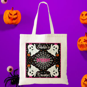 Bolso De Tela Fantasma lindo Jack o linternas Cobweb