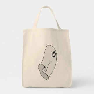 Bolso De Tela Fantasma Minimalista