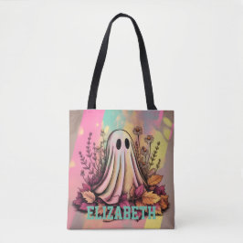 Bolso De Tela Fantasma neonatal de Halloween, Fantasma de Hallow