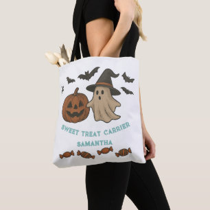 Bolso De Tela Fantasma Tote Cute Halloween - Fantasmas, Bats & C