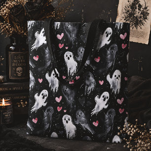 Bolso De Tela Fantasmagóricos fantasmas del Día de San Valentín