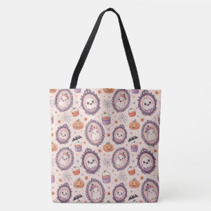 Bolso De Tela Fantasmas Pastel y Encantos Retratos
