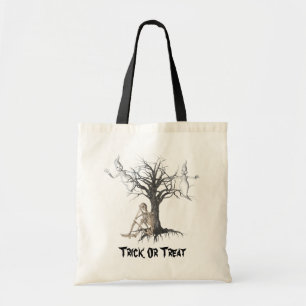 Bolso De Tela Fantasmas Skeleton Halloween Funny Tote Bag