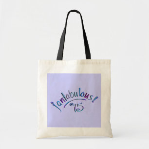 Bolso De Tela Fantástico cumpleaños número 75