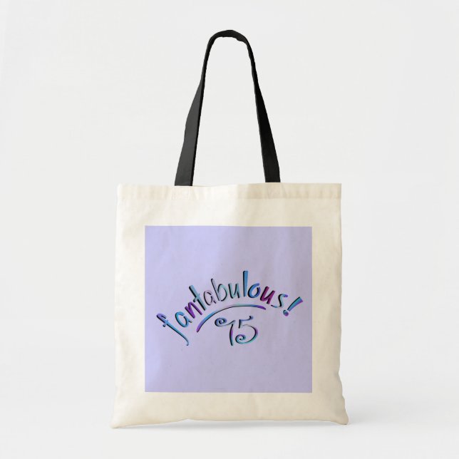 Bolso De Tela Fantástico cumpleaños número 75 (Frente)