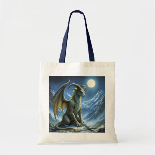 Bolso De Tela Fantástico Dragón de Carnero Mítico Lindo
