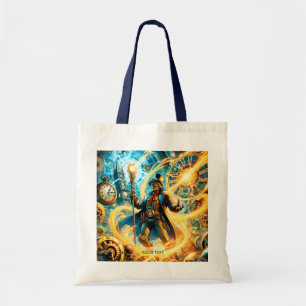 Bolso De Tela Fantástico Mago del Tiempo Steampunk Adorable