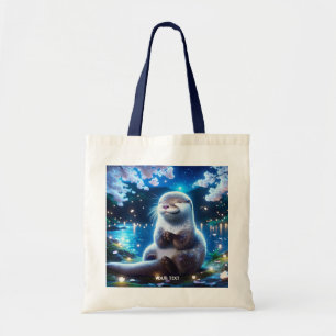 Bolso De Tela Fantasy Cuse Feliz Noche de Otter