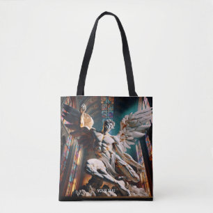 Bolso De Tela Fantasy Cute Angel Marble Church