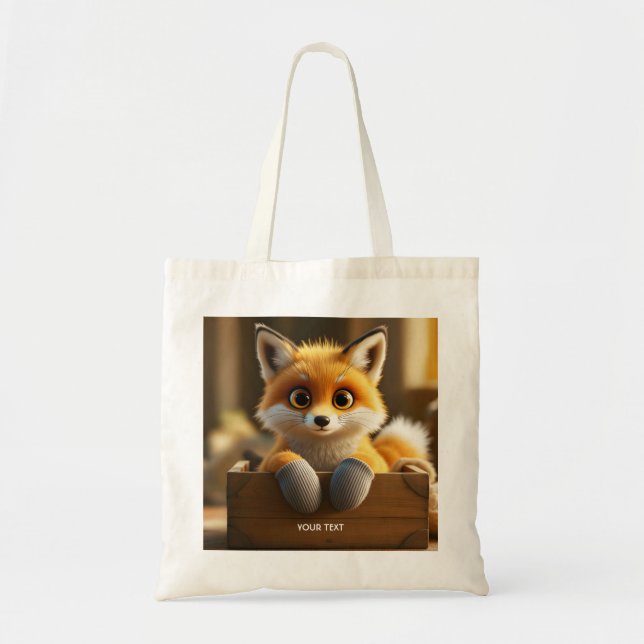Bolso De Tela Fantasy Cute Baby Fox Box (Frente)
