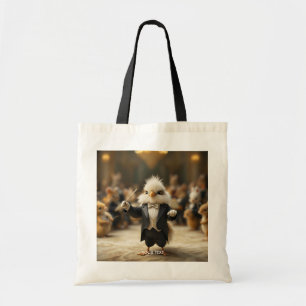 Bolso De Tela Fantasy Cute Bird organiza una orquesta