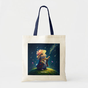 Bolso De Tela Fantasy Cute Bunny Mushroom Stars