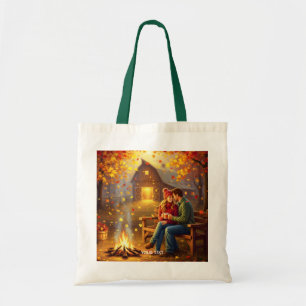 Bolso De Tela Fantasy Cute Campfire Date Country