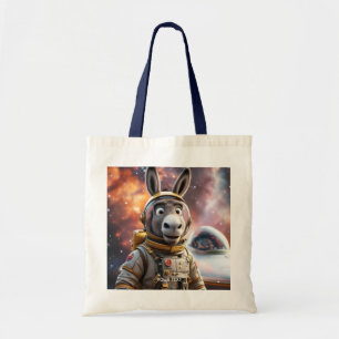 Bolso De Tela Fantasy Cute Donkey Astronauta