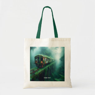 Bolso De Tela Fantasy Cute el Viejo Tren Pasado
