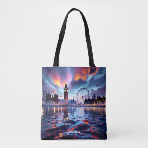 Bolso De Tela Fantasy Cute Evening London River