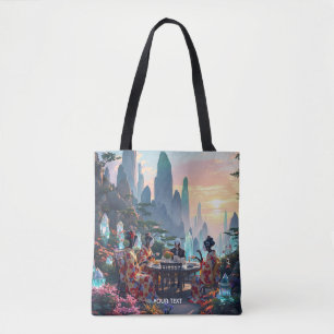 Bolso De Tela Fantasy Cute Exotic Planet Tea