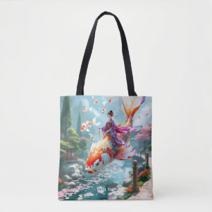 Bolso De Tela Fantasy Cute Fish Chica japonés